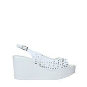 Sandali zeppa Bianco Susimoda