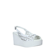 Sandali zeppa Bianco Susimoda