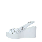 Sandali zeppa Bianco Susimoda