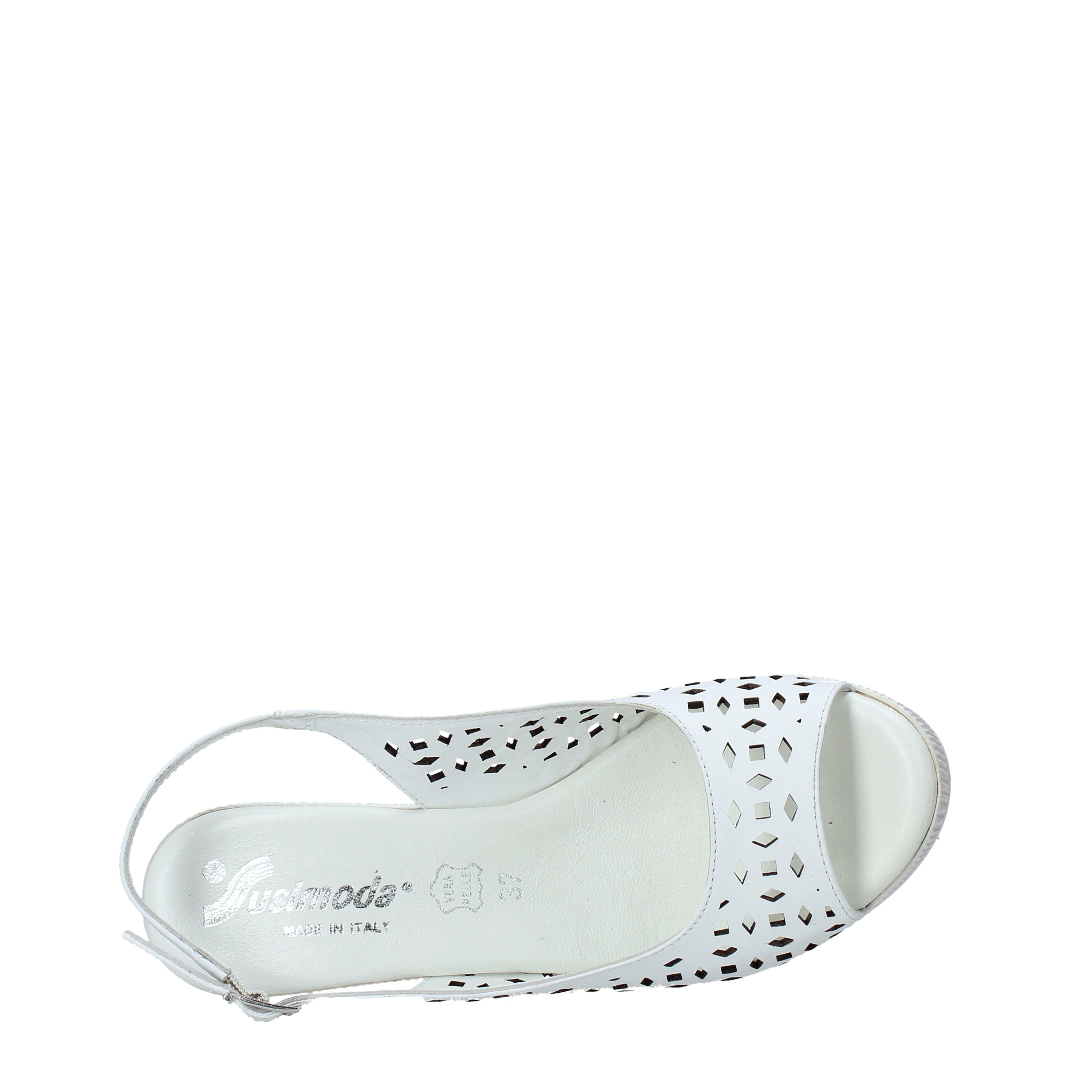 Sandali zeppa Bianco Susimoda