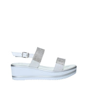 Sandali zeppa Bianco Susimoda