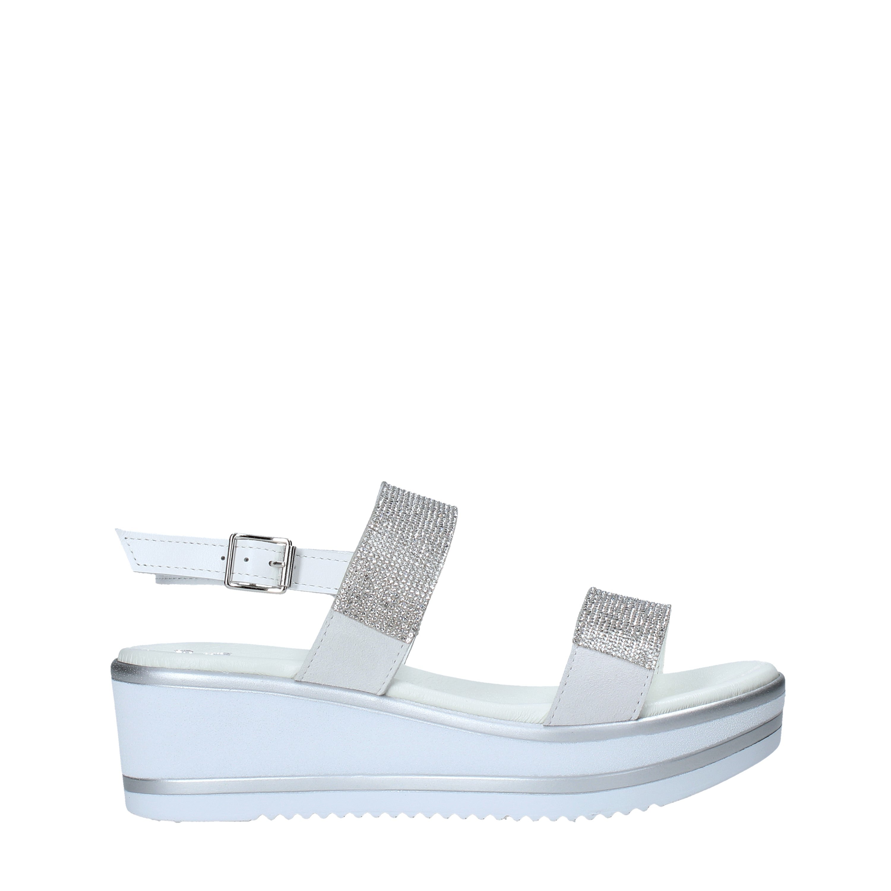 Sandali zeppa Bianco Susimoda