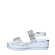 Sandali zeppa Bianco Susimoda