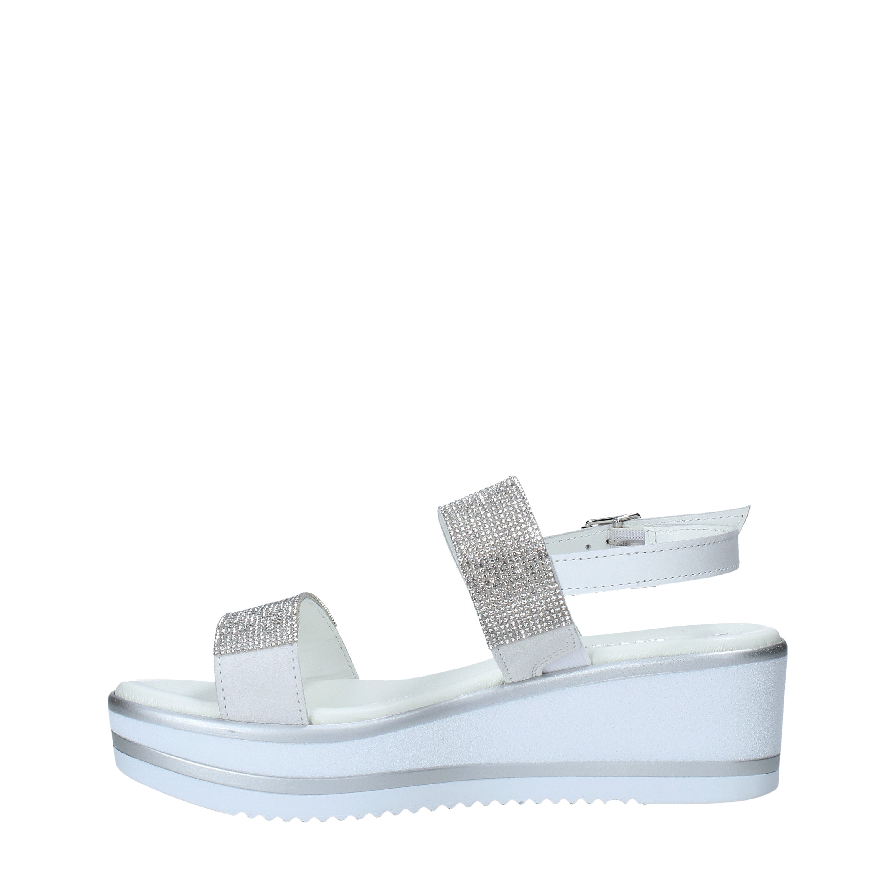 Sandali zeppa Bianco Susimoda