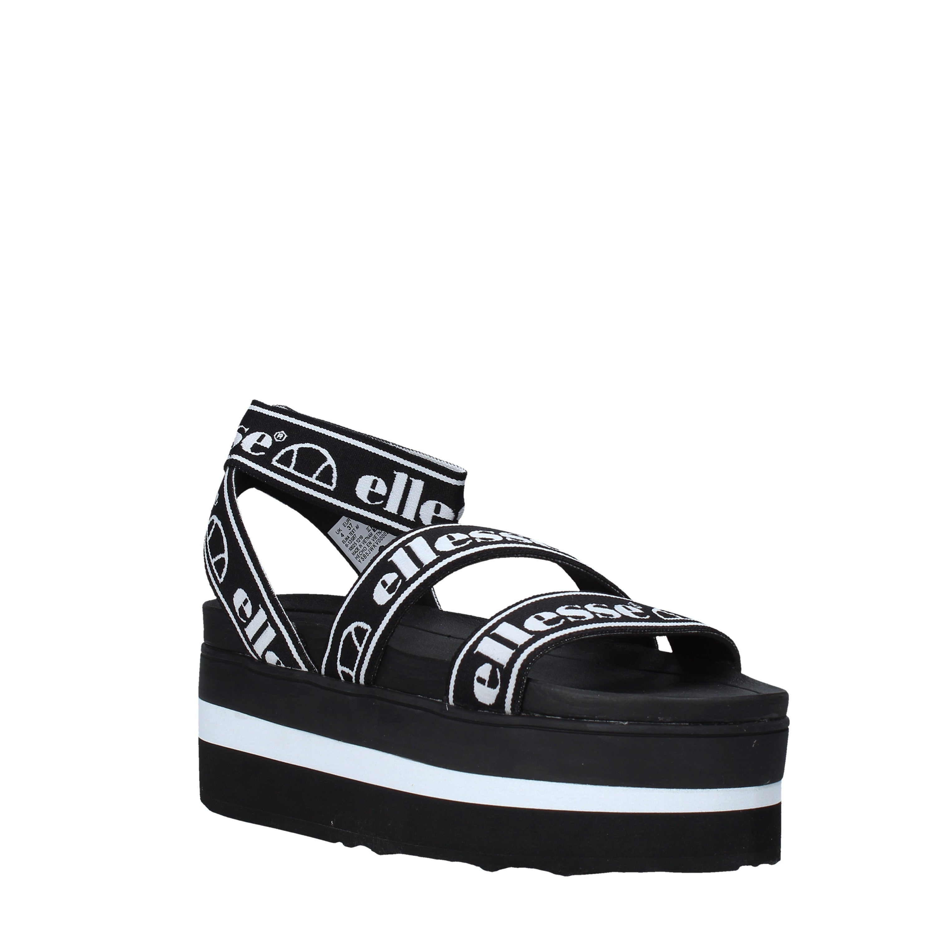 Sandali zeppa Nero Ellesse