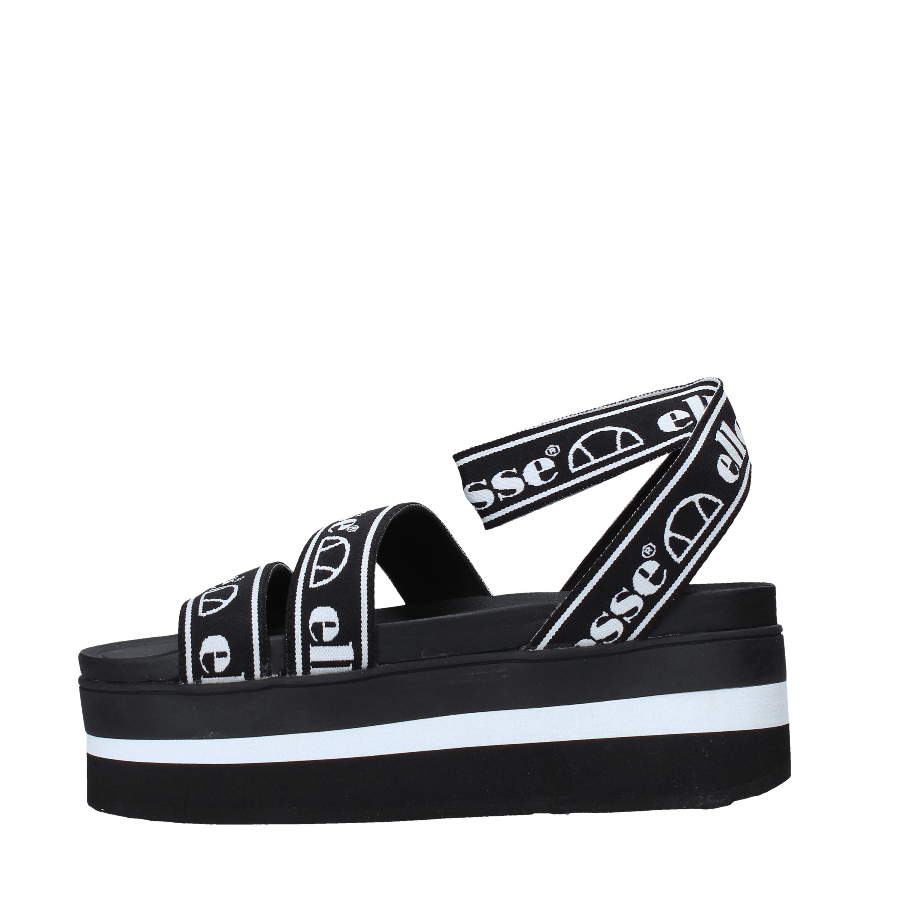 Sandali zeppa Nero Ellesse