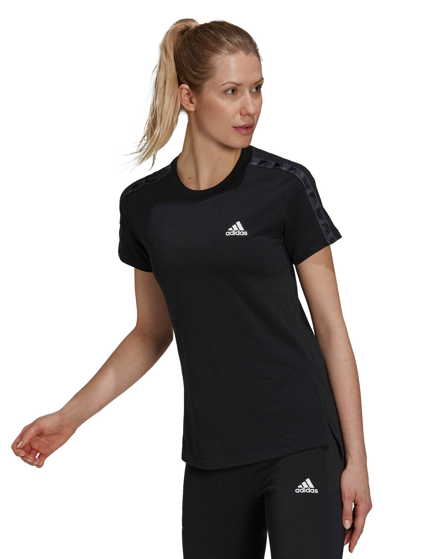 T-shirt Nero Adidas Performance