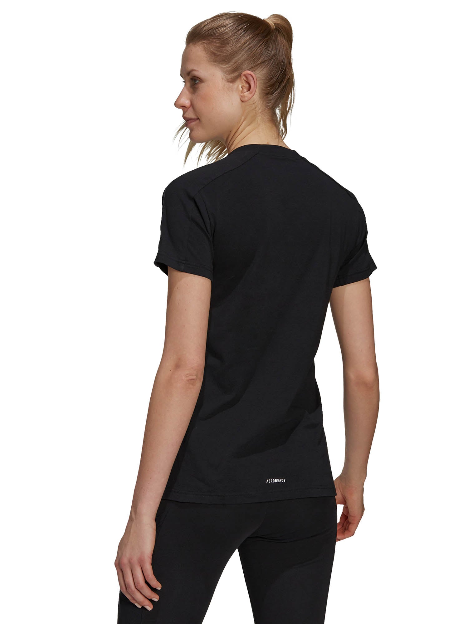 T-shirt Nero Adidas Performance