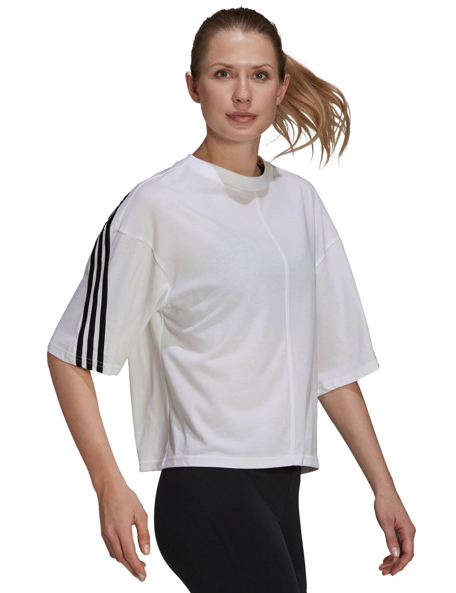 T-shirt Bianco Adidas Performance