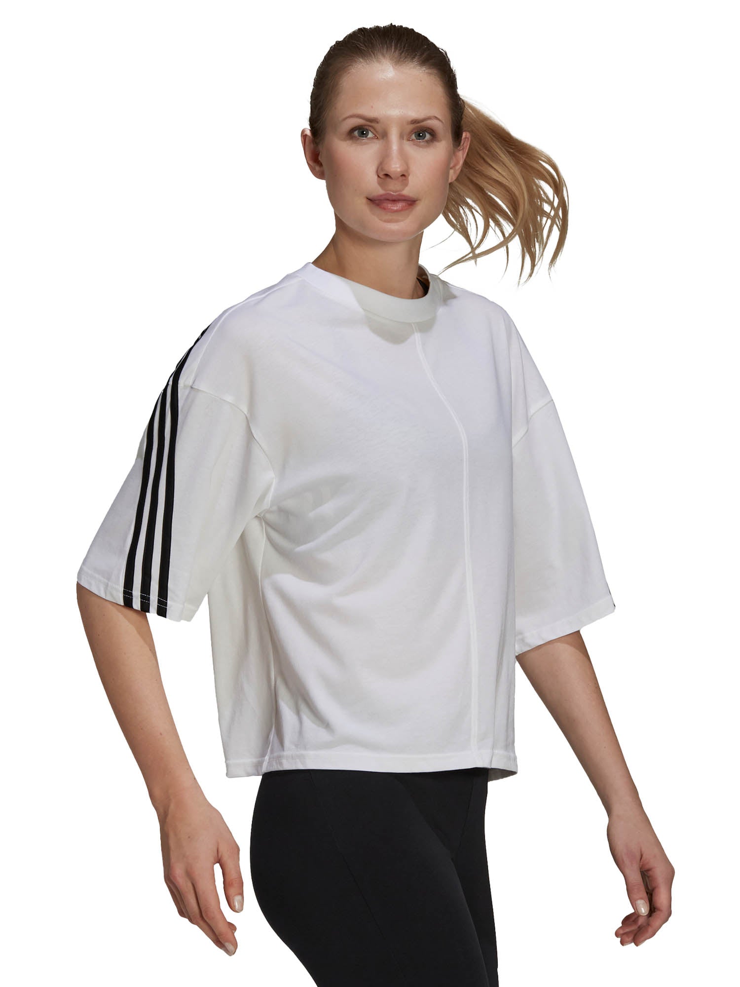 T-shirt Bianco Adidas Performance