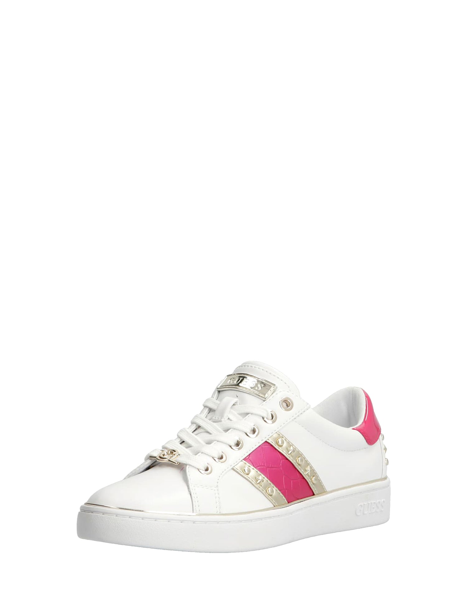 Sneakers Bianco Rosa Guess