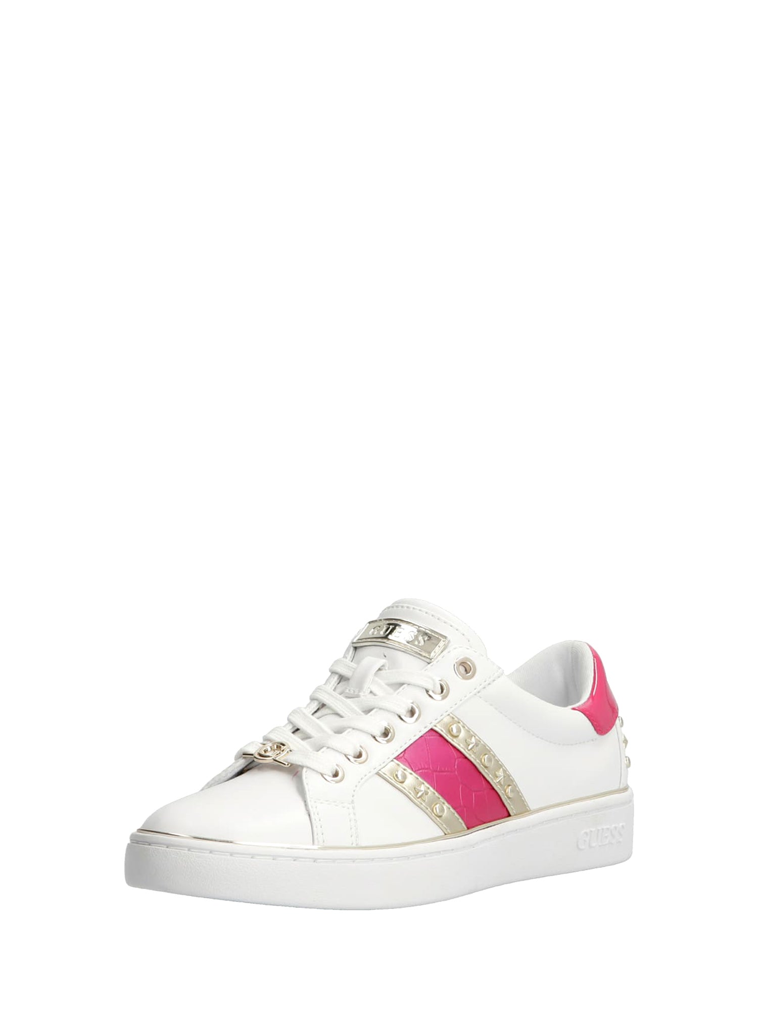 Sneakers Bianco Rosa Guess