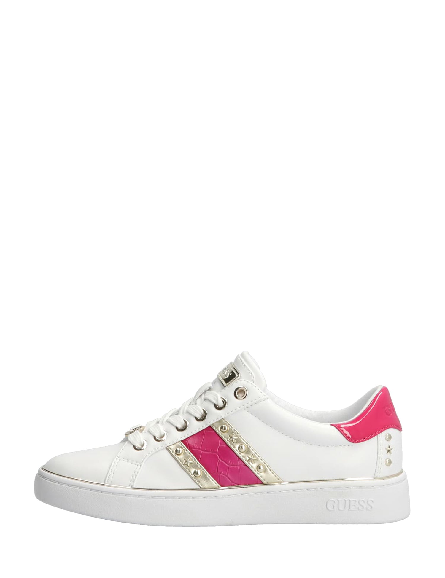 Sneakers Bianco Rosa Guess