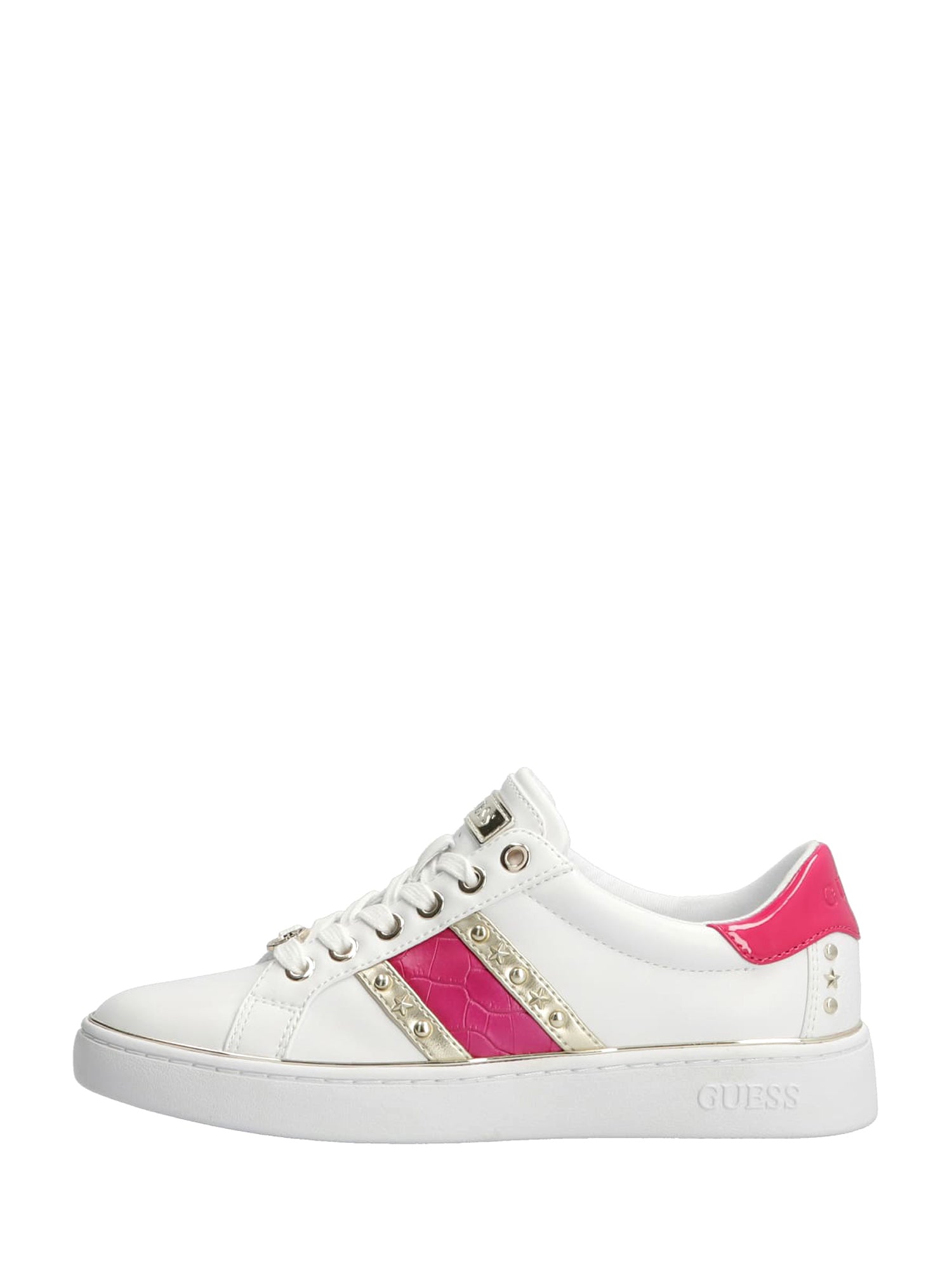 Sneakers Bianco Rosa Guess