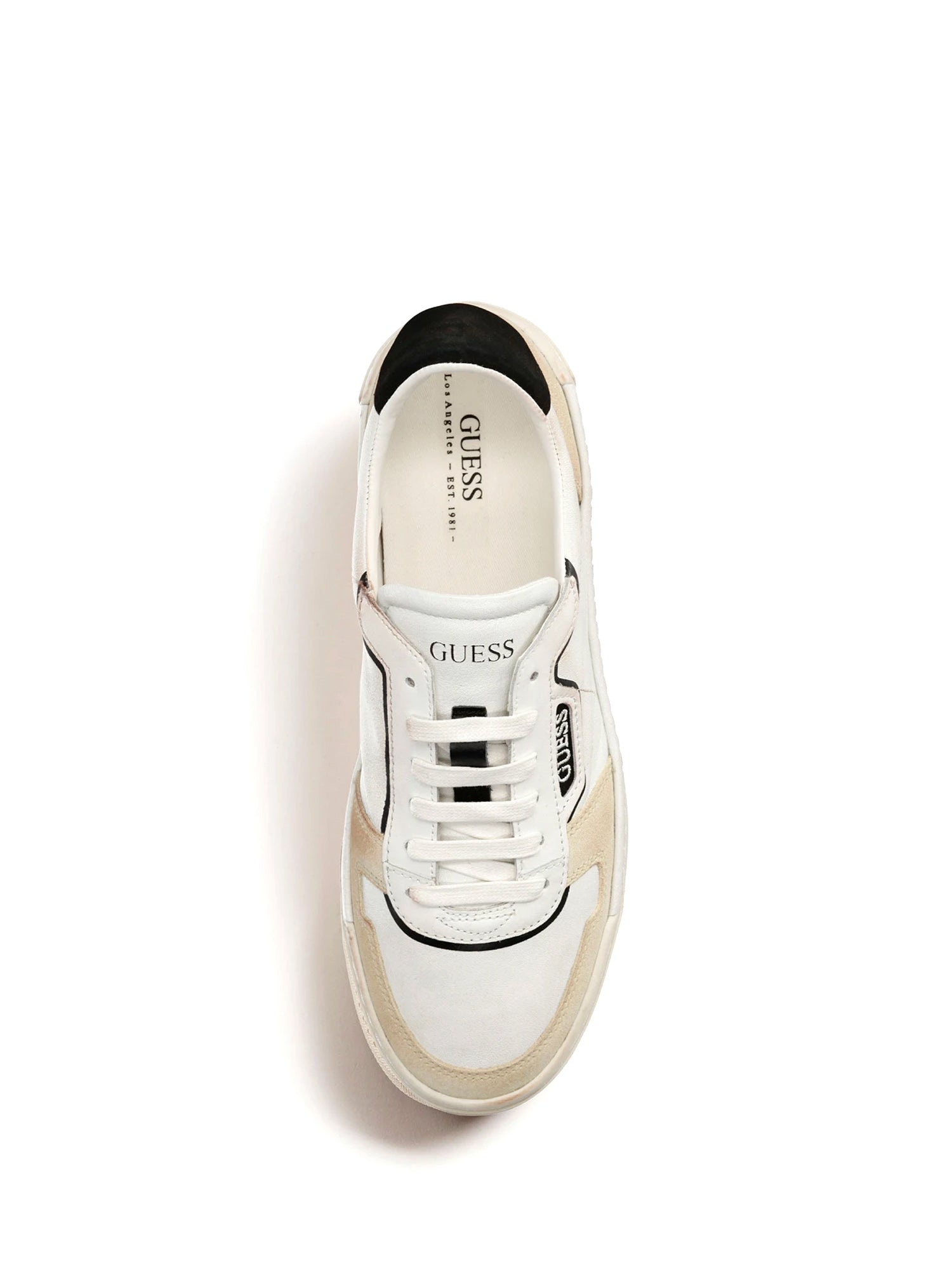 Sneakers Bianco Beige Guess