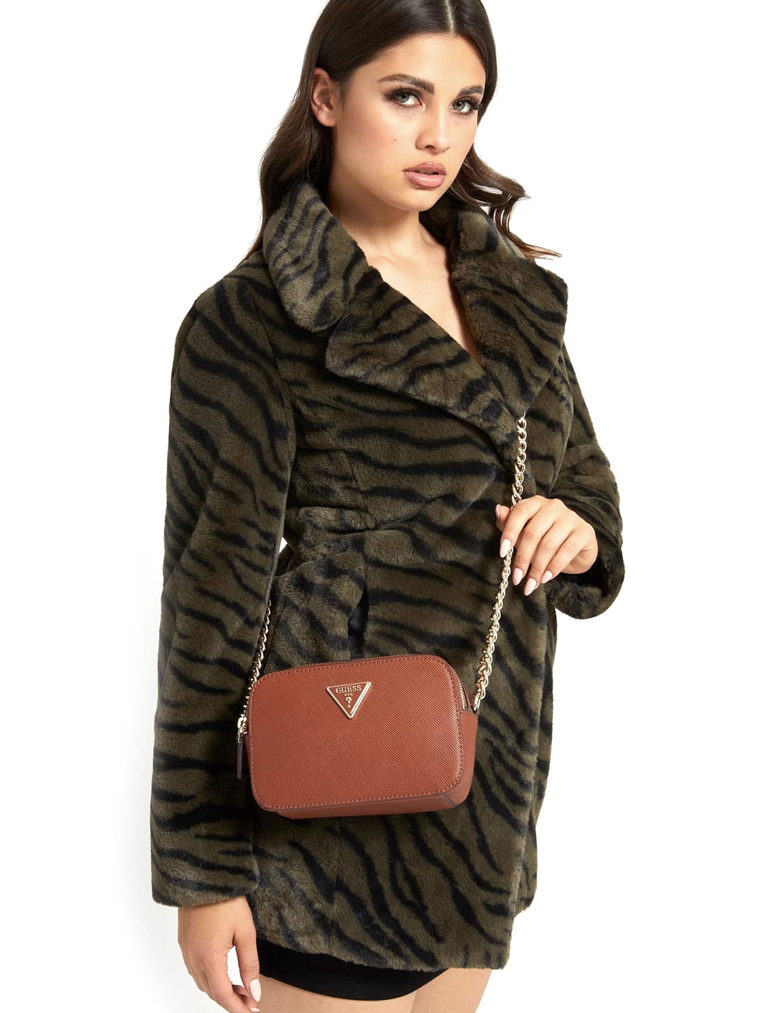 Tracolla Marrone Guess