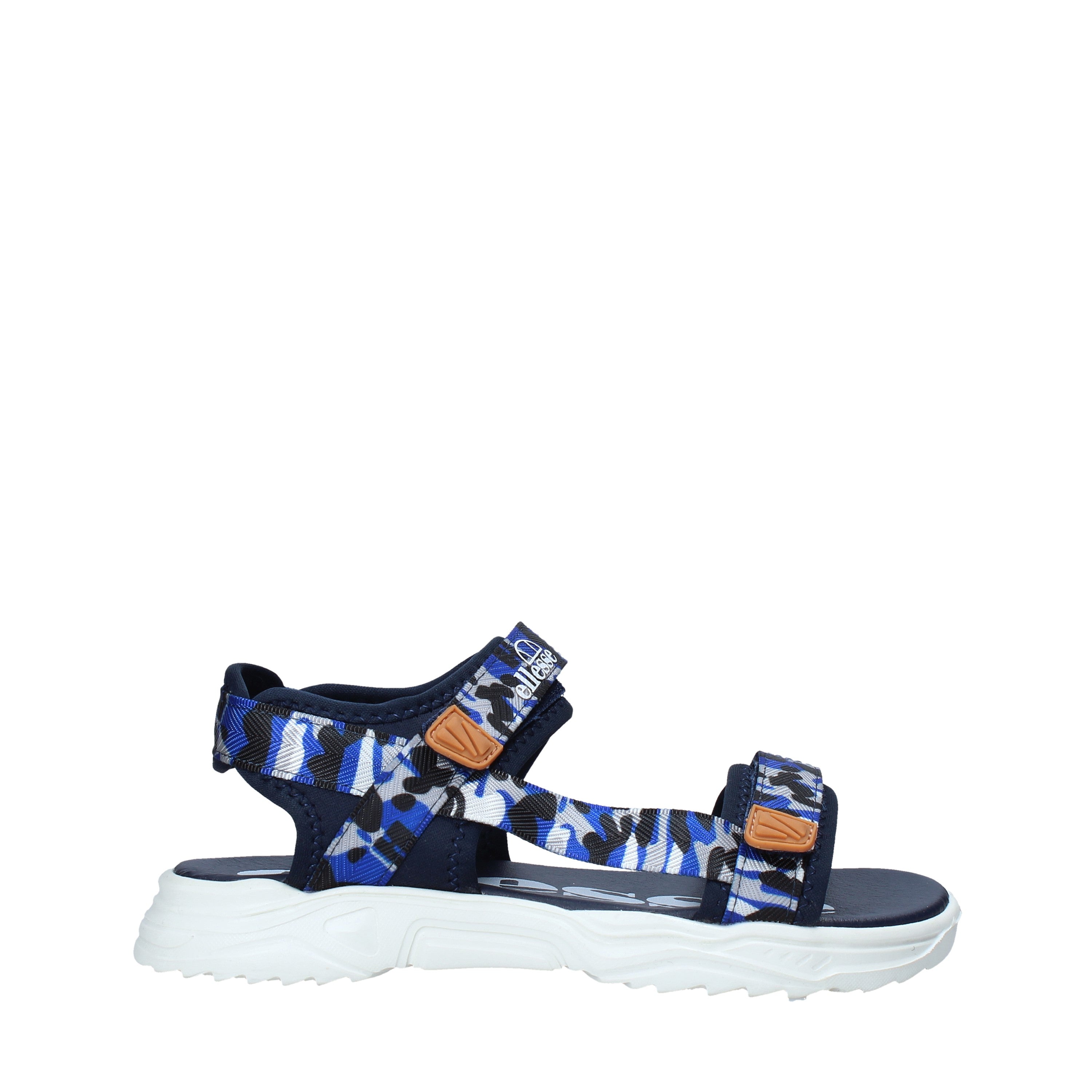 Sandali con strappi Blu Ellesse