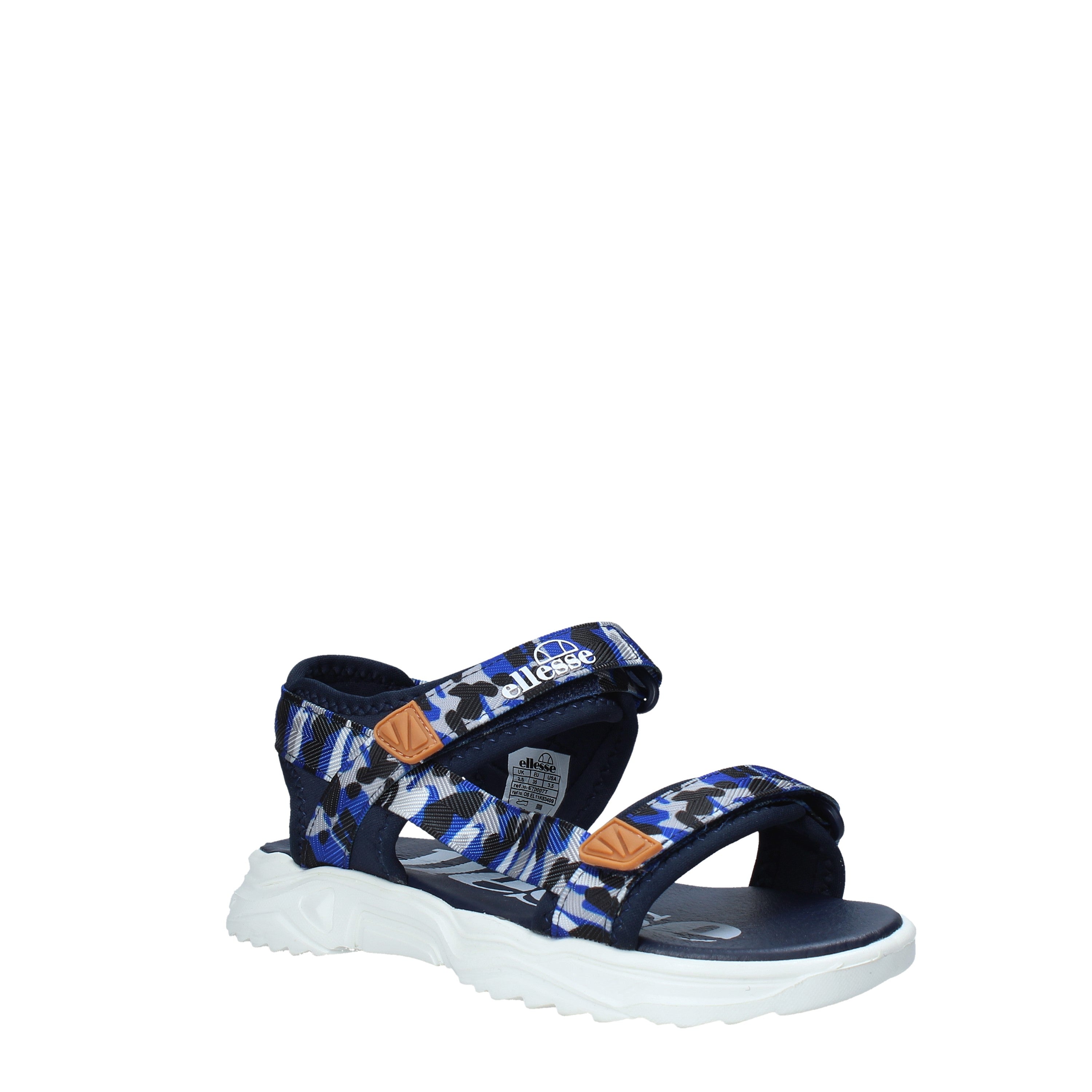 Sandali con strappi Blu Ellesse