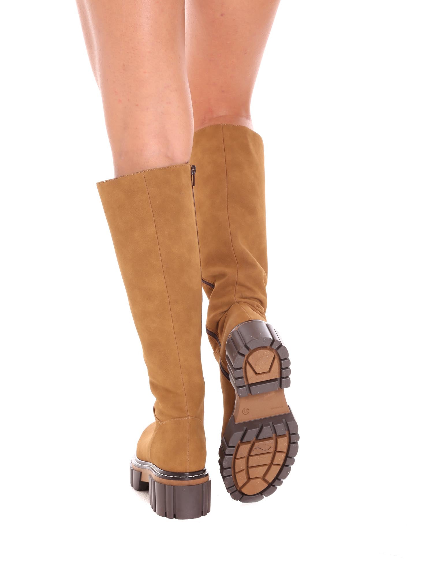 Stivali Cammello Cuoio Grace Shoes