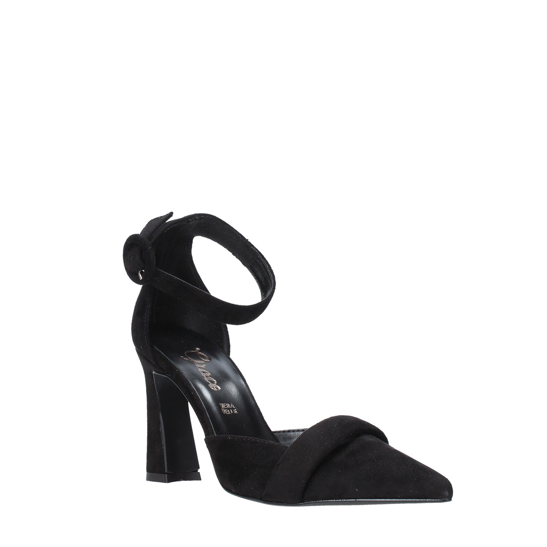 Sandali tacco Nero Cam Grace Shoes