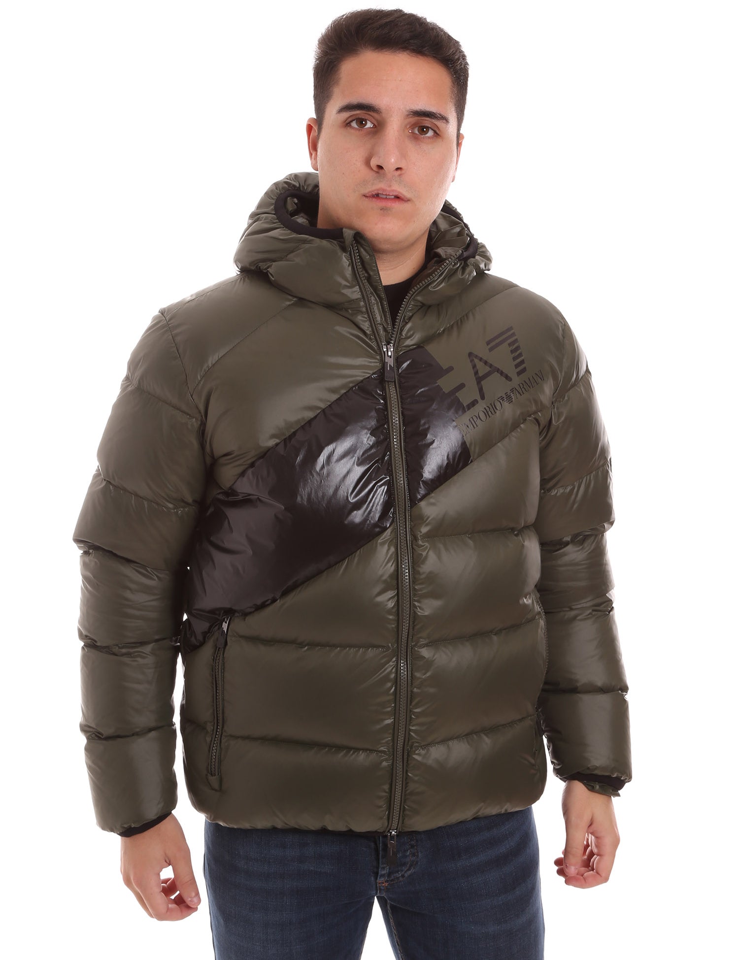 Piumini Verde Ea7 Emporio Armani