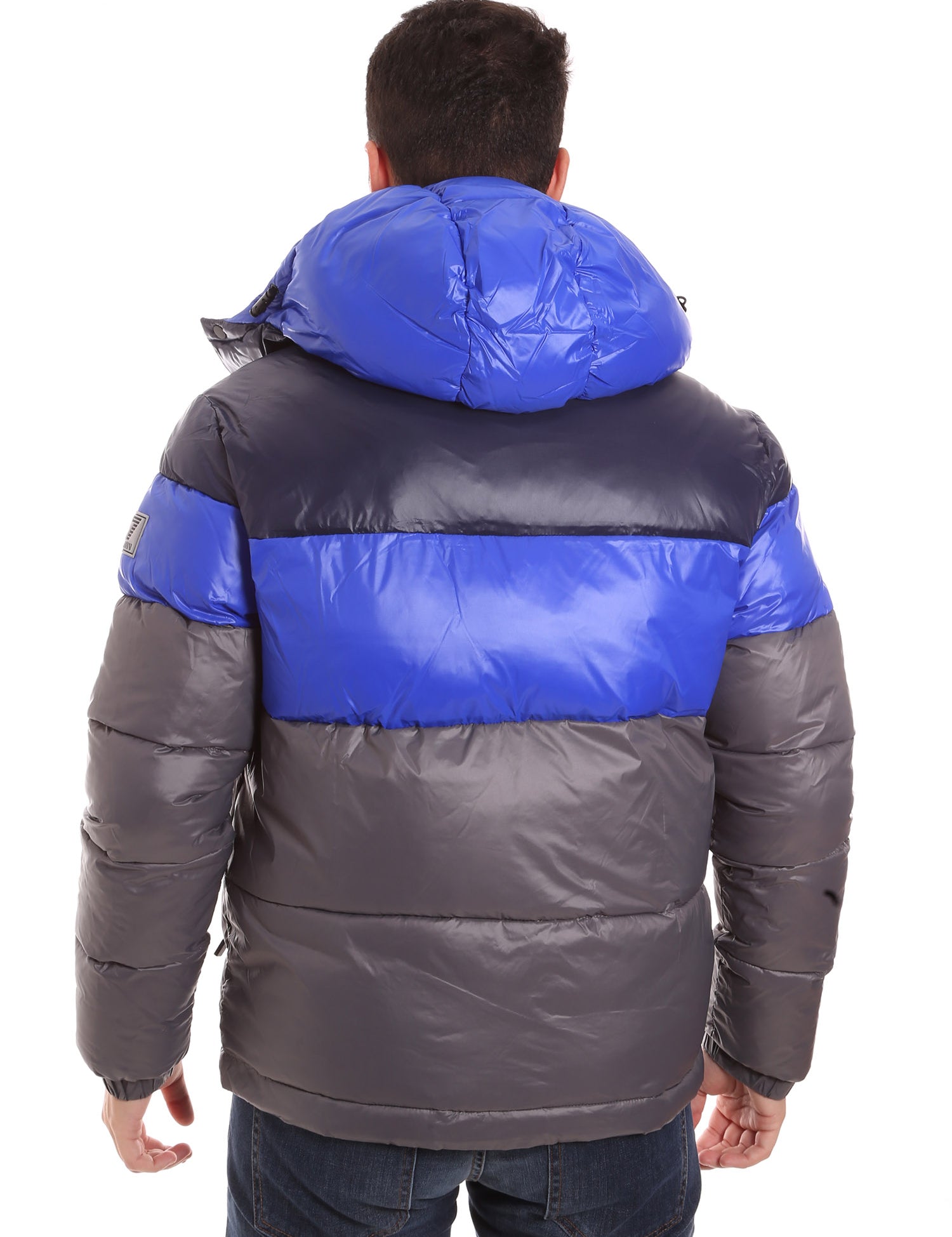 Piumini Grigio Ea7 Emporio Armani