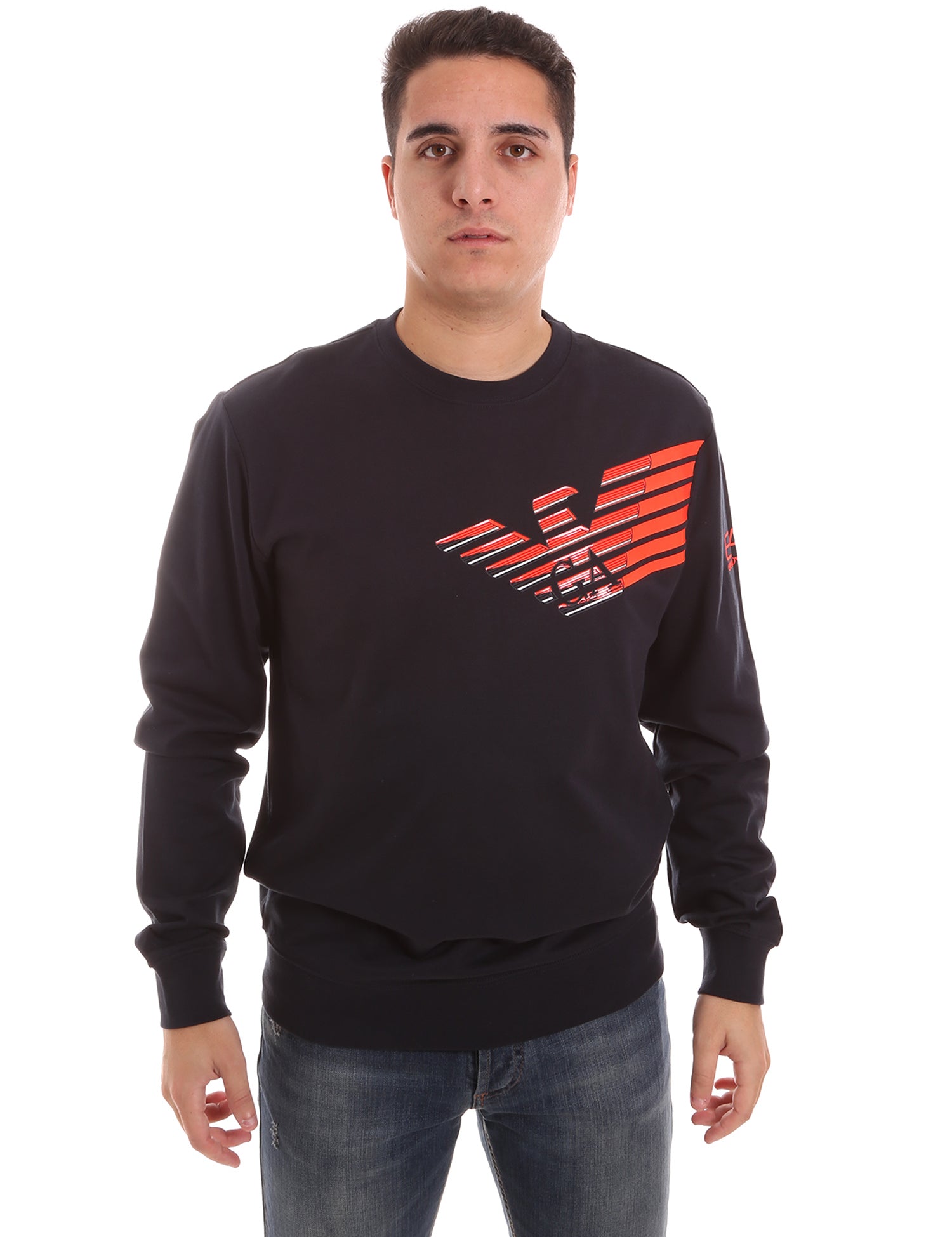 Felpe Blu Ea7 Emporio Armani