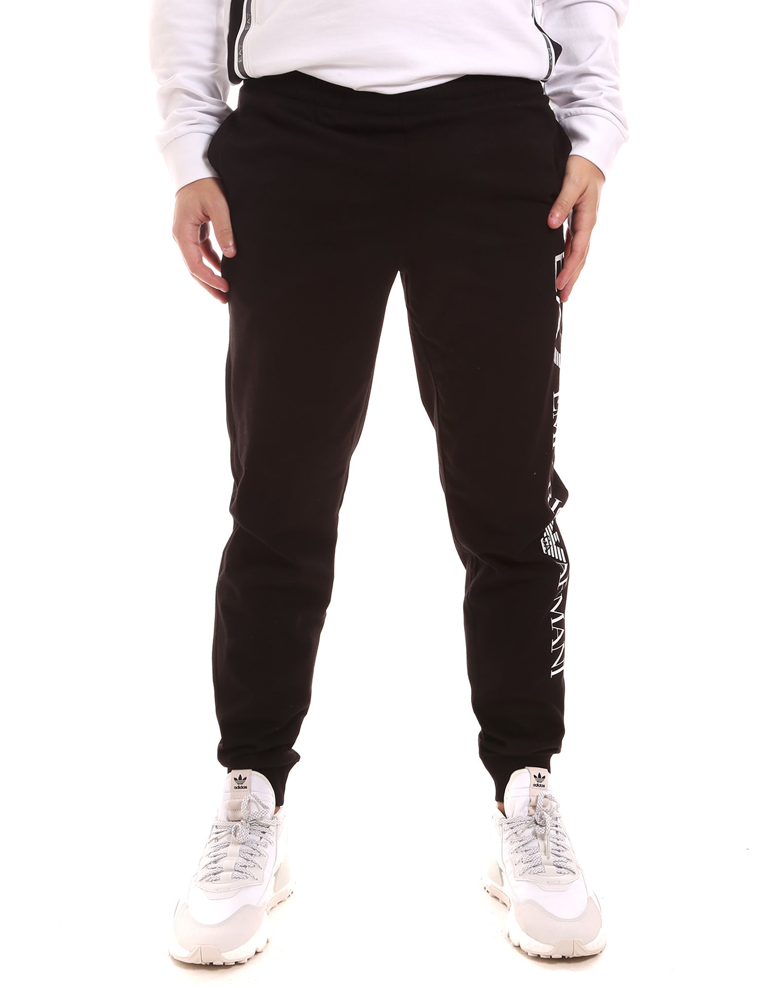 Pantaloni sportivi Nero Ea7 Emporio Armani