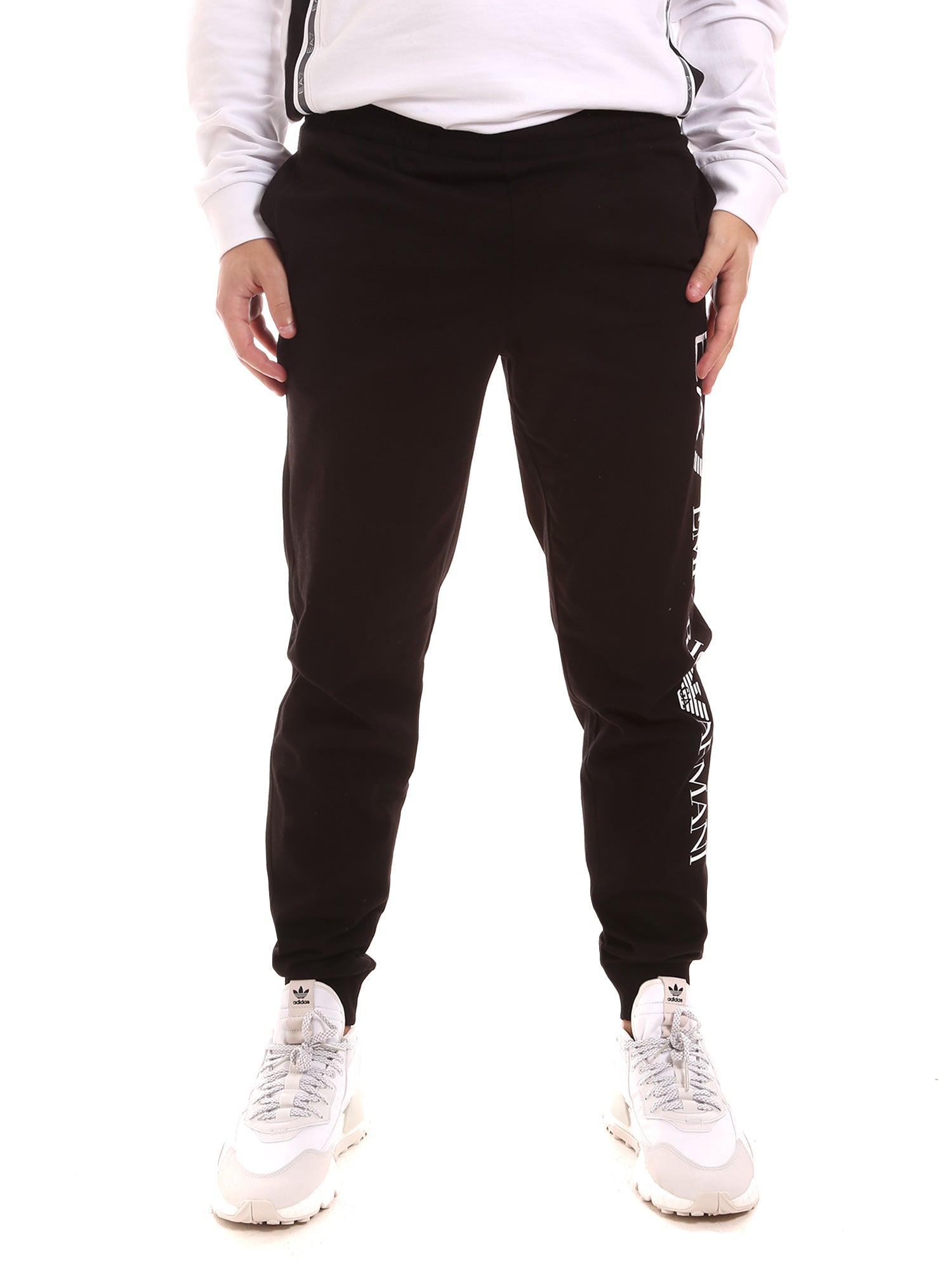 Pantaloni sportivi Nero Ea7 Emporio Armani