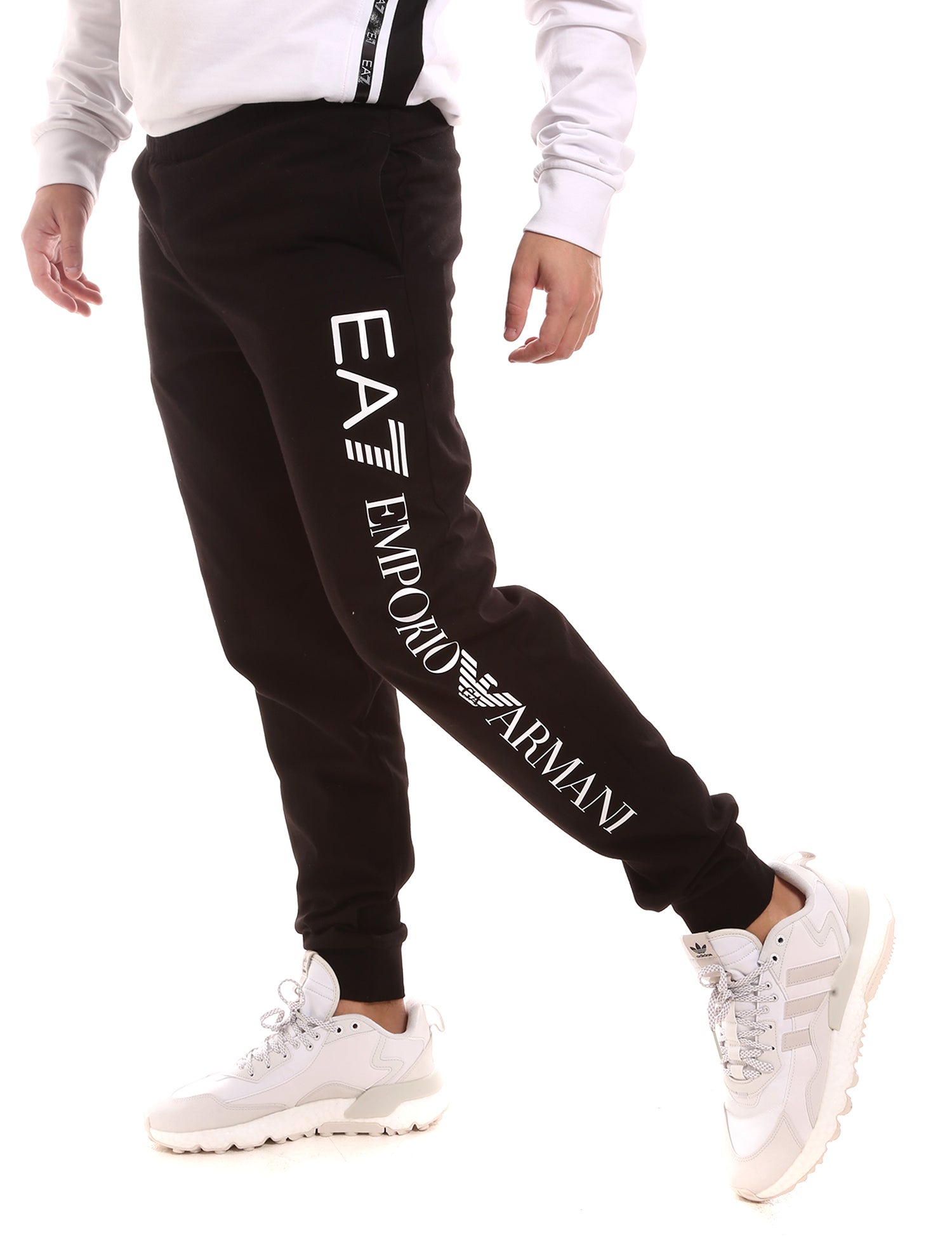 Pantaloni sportivi Nero Ea7 Emporio Armani