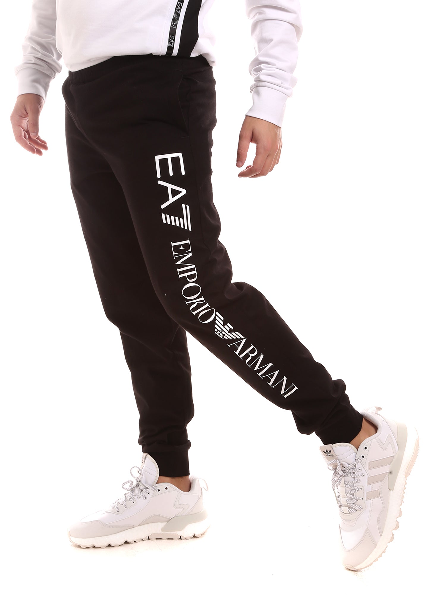 Pantaloni sportivi Nero Ea7 Emporio Armani