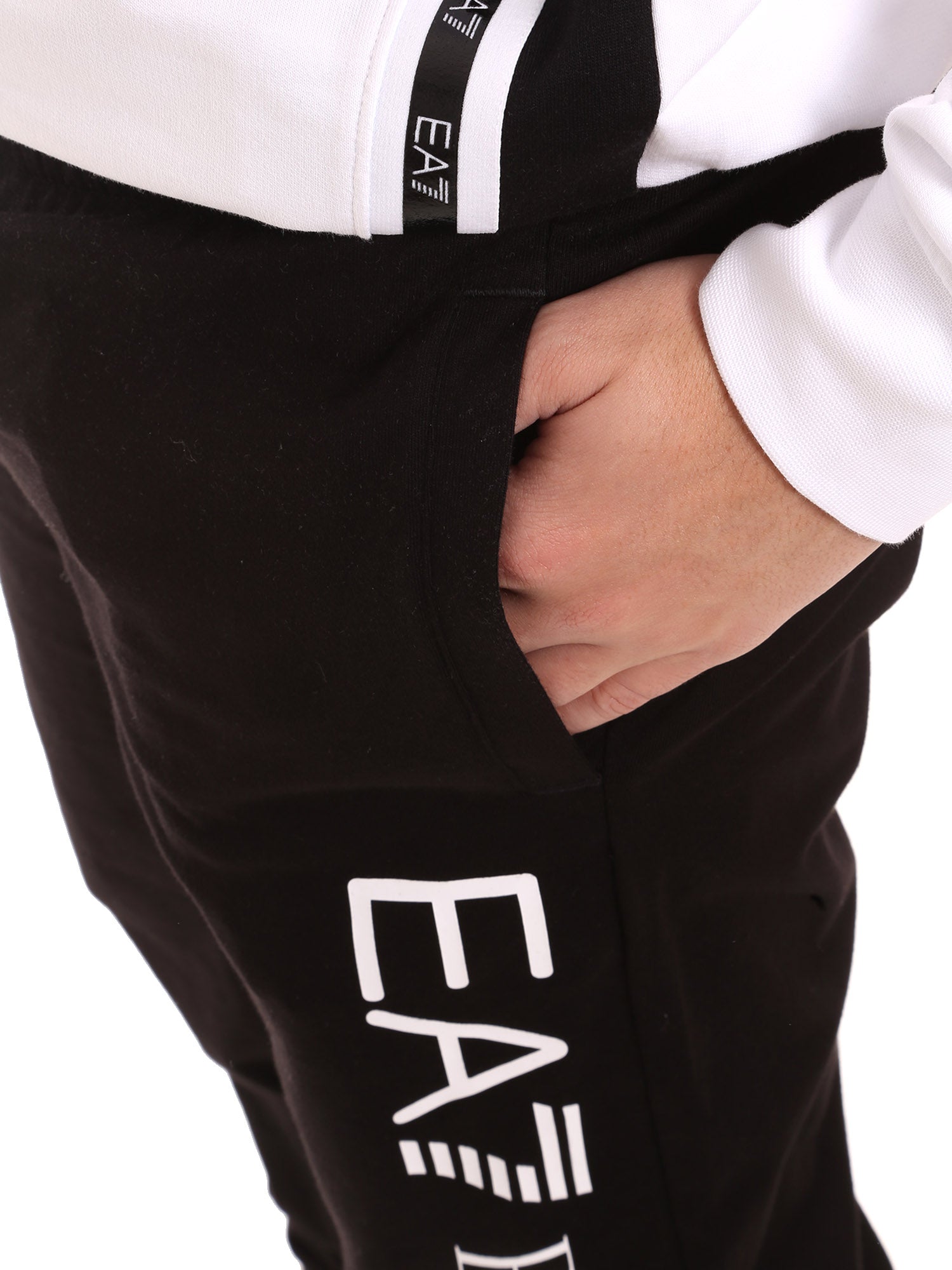 Pantaloni sportivi Nero Ea7 Emporio Armani