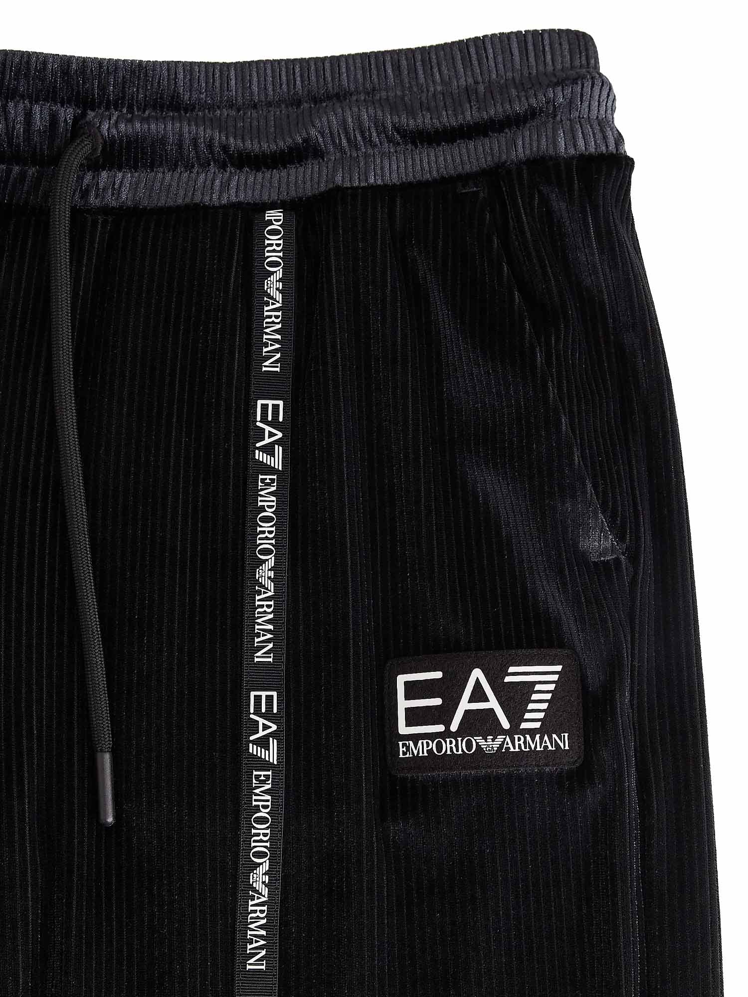 Pantaloni sportivi Nero Ea7 Emporio Armani