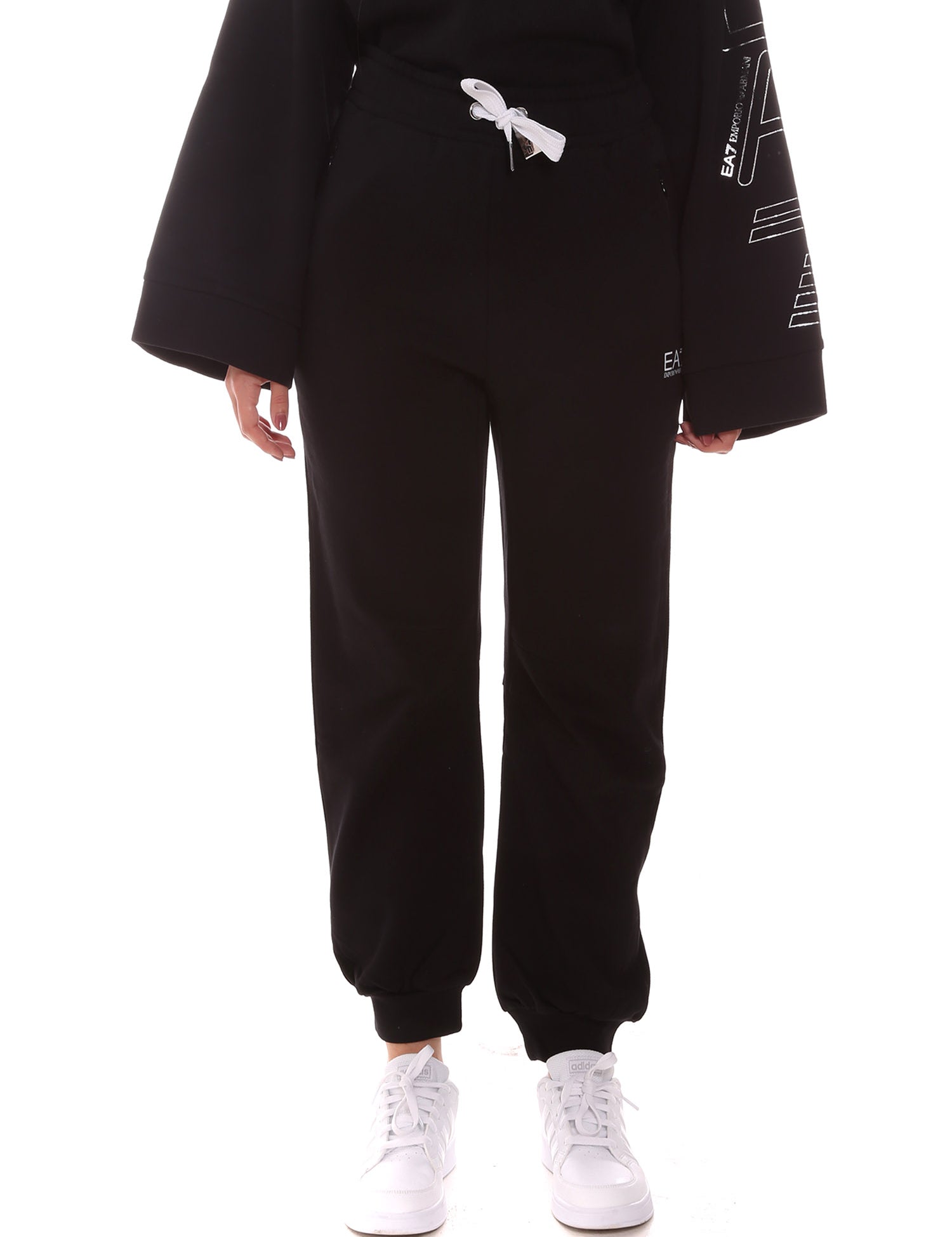 Pantaloni sportivi Nero Ea7 Emporio Armani