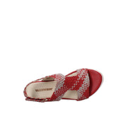 Sandali con strappi Rosso Valleverde