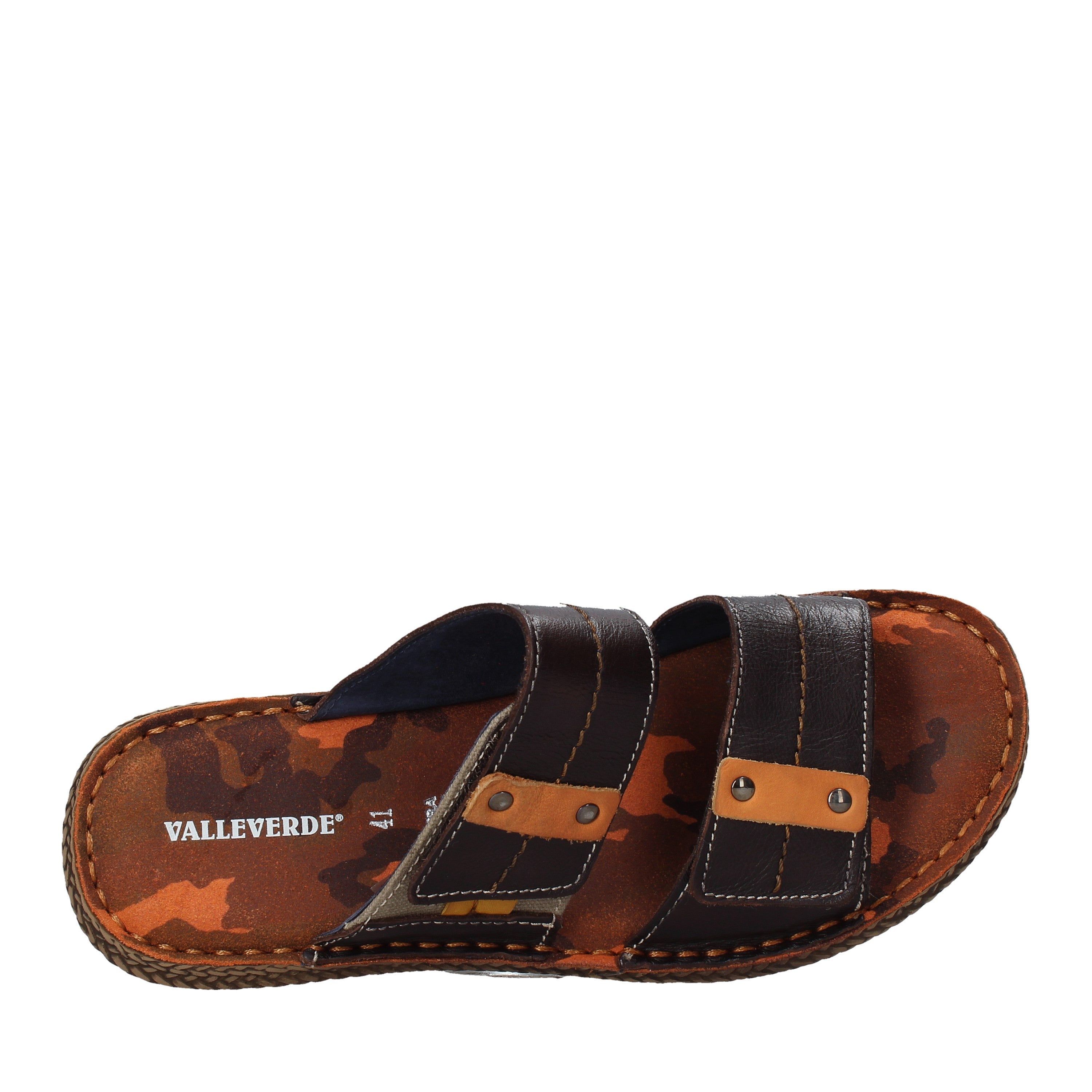 Sandali con strappi Marrone Valleverde