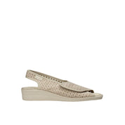 Sandali con strappi Beige Valleverde