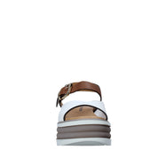 Sandali zeppa Marrone Valleverde