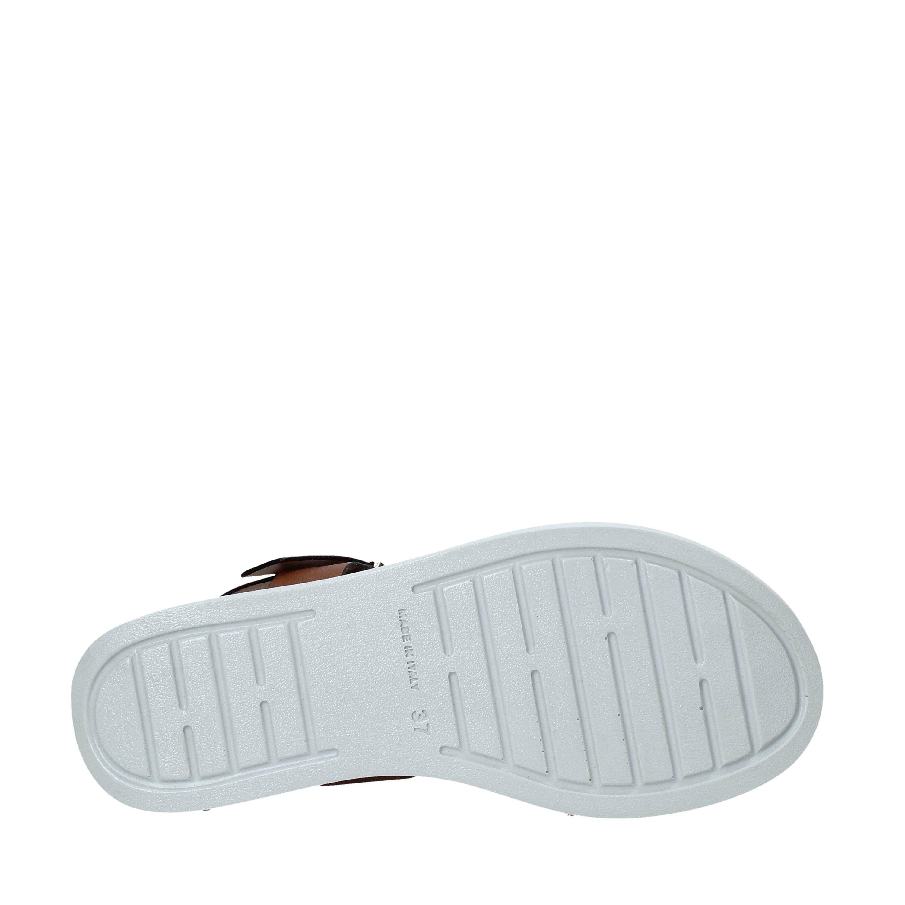 Sandali zeppa Marrone Valleverde