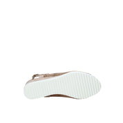 Sandali zeppa Dorato Valleverde