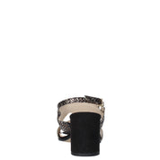 Sandali tacco Nero Valleverde