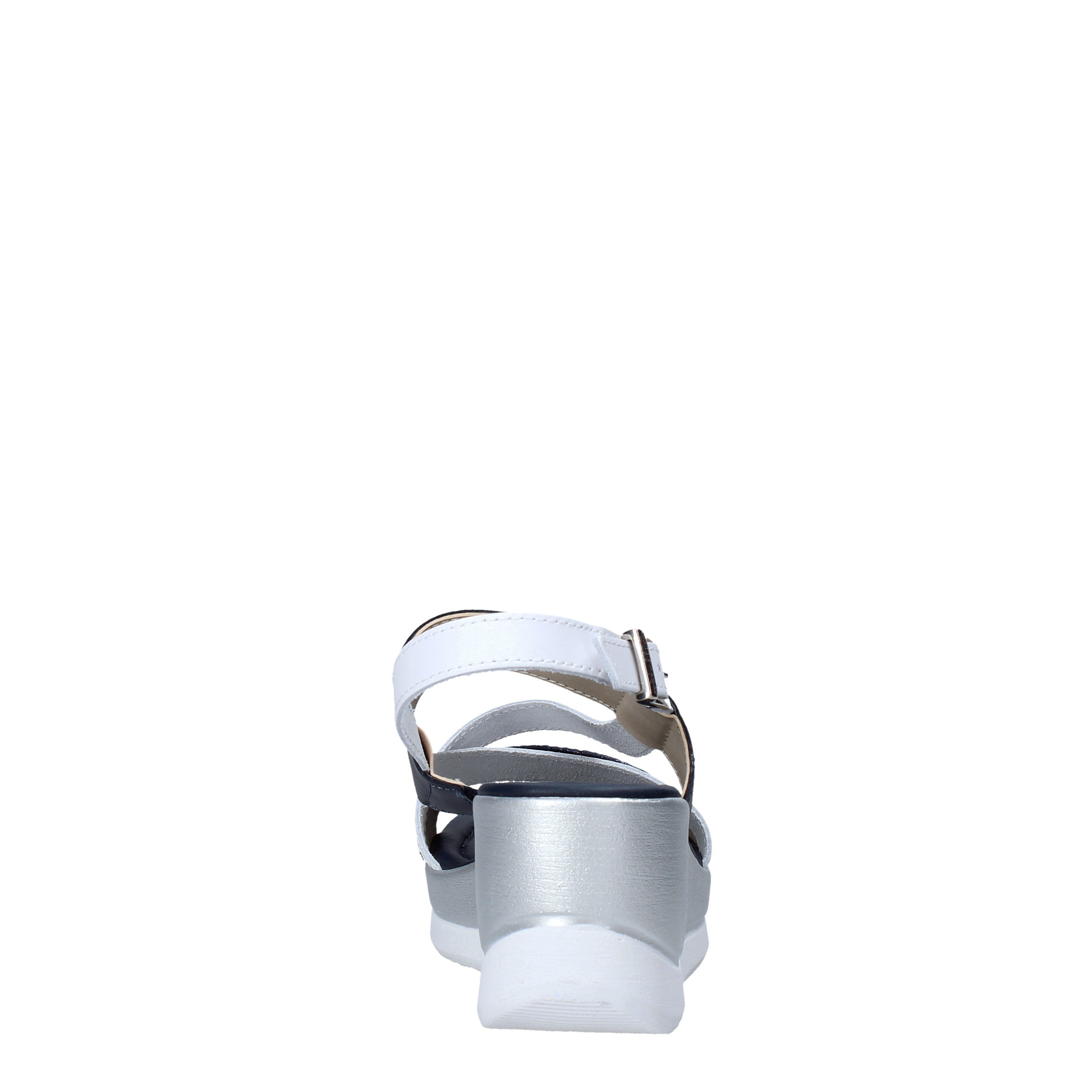 Sandali zeppa Blu Valleverde