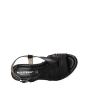 Sandali zeppa Nero Valleverde