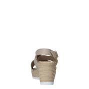 Sandali zeppa Grigio Valleverde