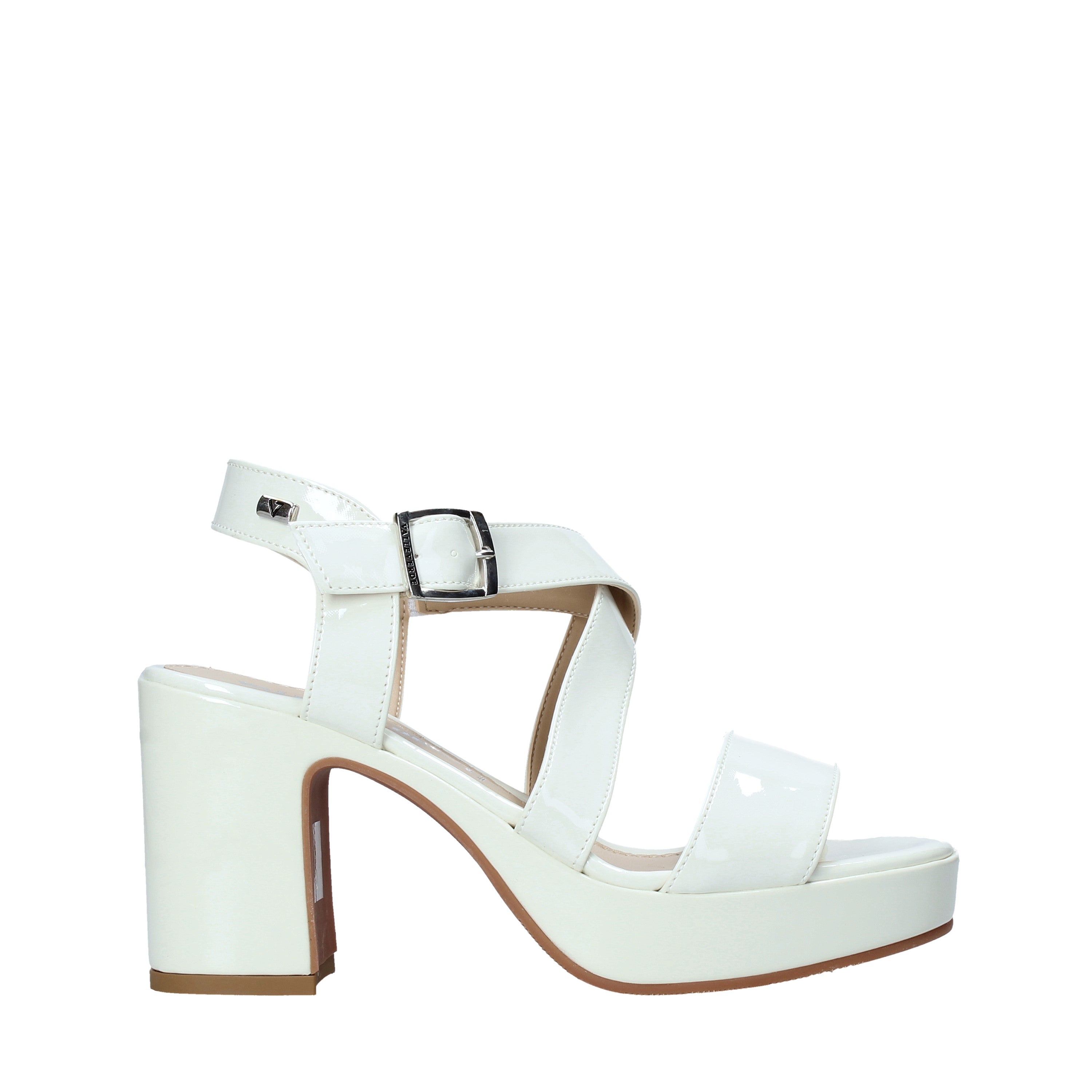 Sandali tacco Beige Valleverde