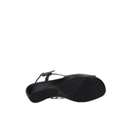 Sandali zeppa Nero Valleverde