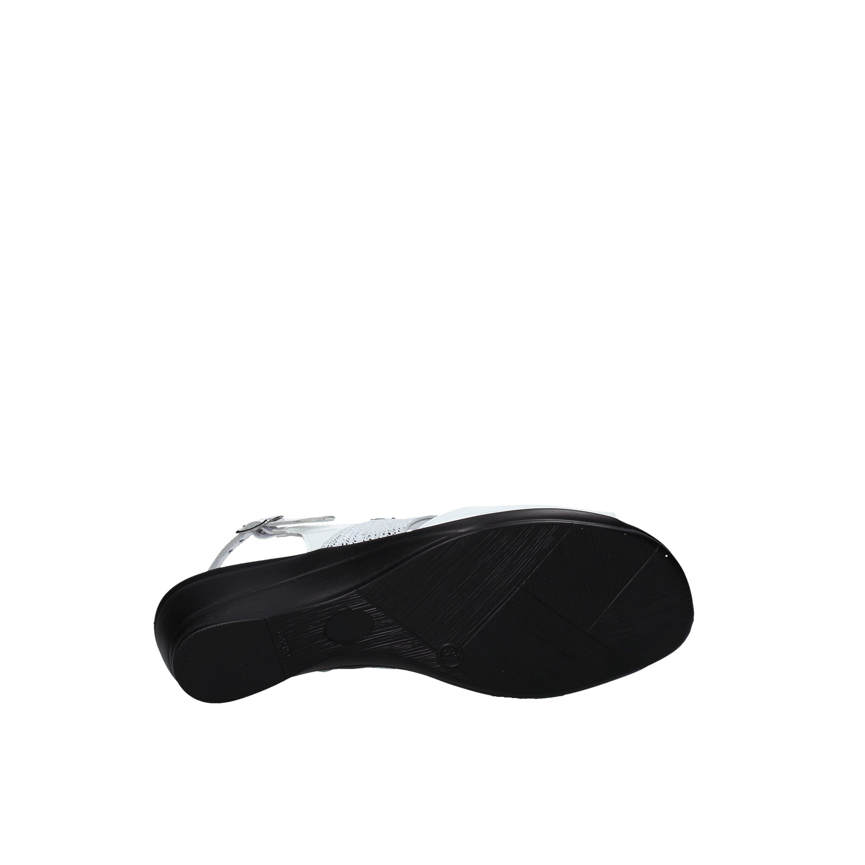 Sandali zeppa Bianco Valleverde