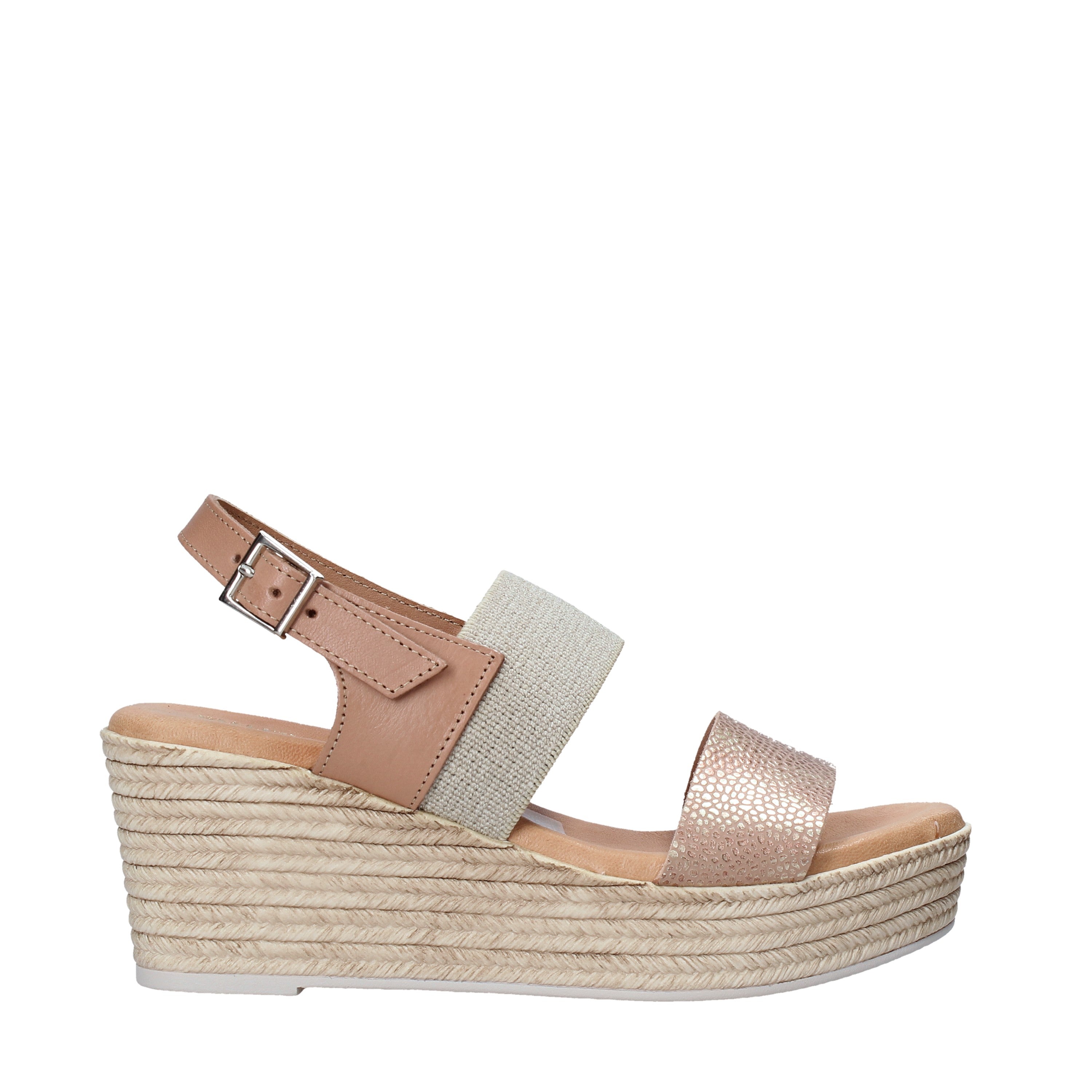 Sandali zeppa Rosa Valleverde