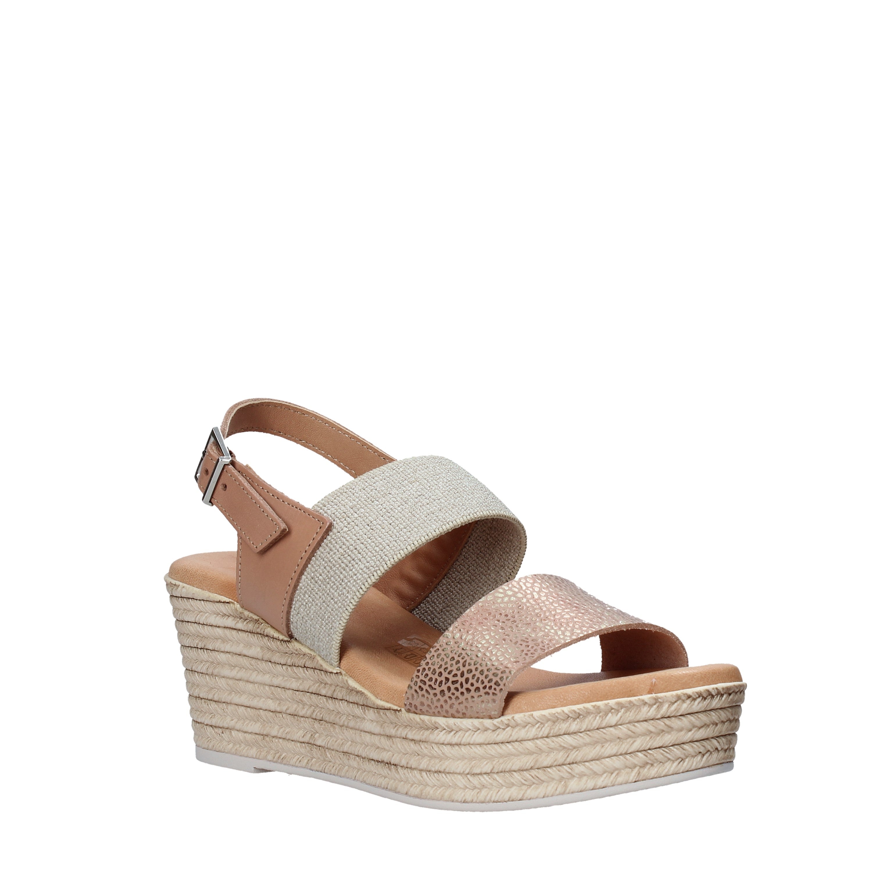 Sandali zeppa Rosa Valleverde