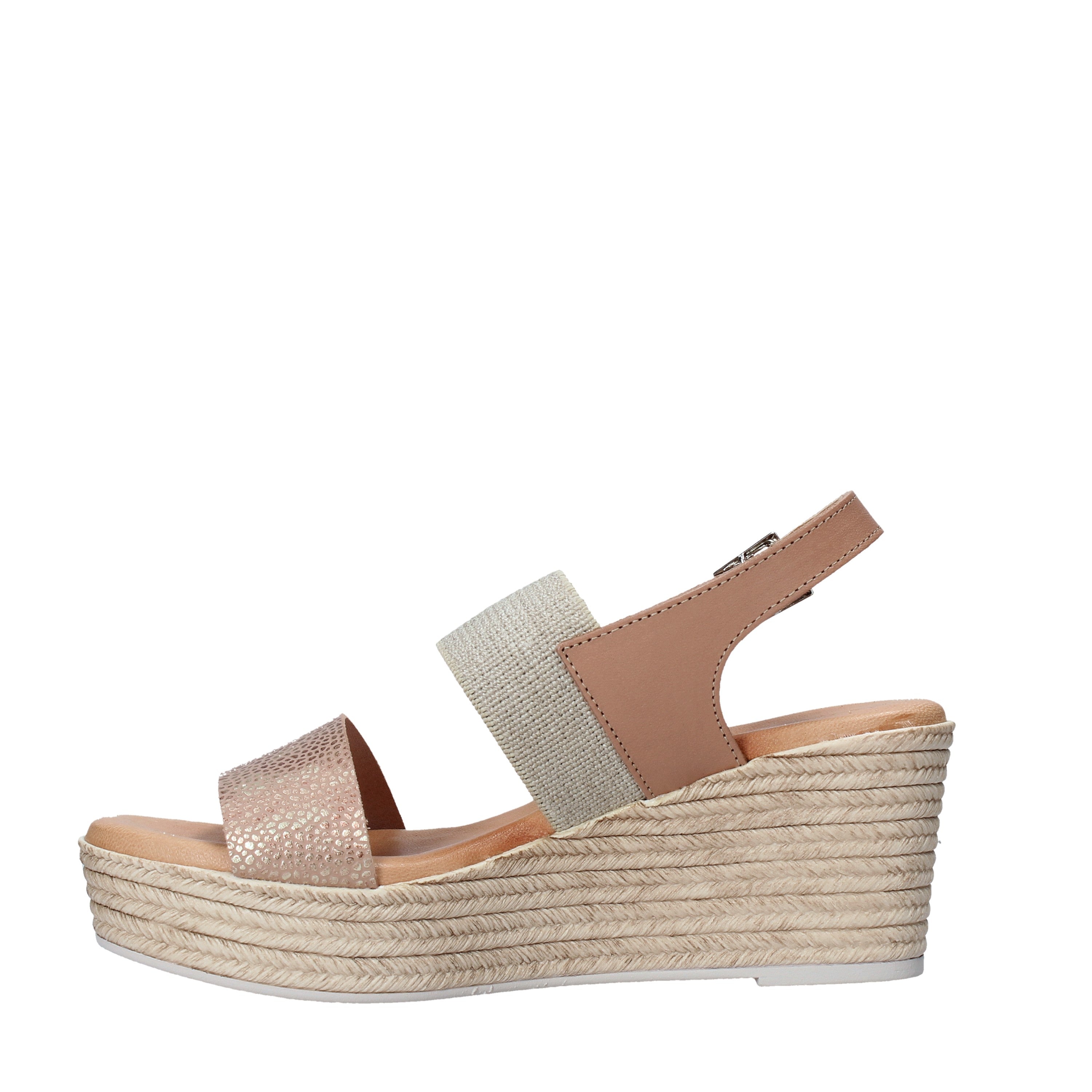 Sandali zeppa Rosa Valleverde